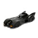 Figura de Batman y Batmóvil de metal escala 1:24
