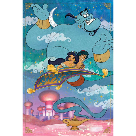 Affiche Aladdin Disney A Whole New World 91x61 cm