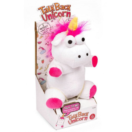 Peluche Parlante Unicornio 20 cm