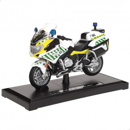Moto BMW R 1200 Guarda Civil escala 1:18 metal