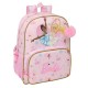 Mochila rosa Ballet Barbie con bolsillos y diseño de bailarina