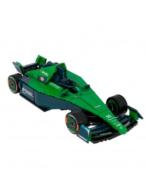 Kit de construcción de auto de carreras Formula E verde