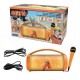 Alto-falante Bluetooth luminoso de Naruto com microfone