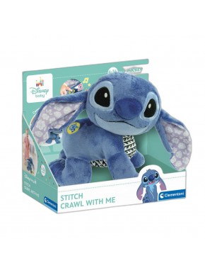 Peluche Baby Stitch gateando de Disney Clementoni