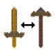 Espada pico transformable Minecraft de Mattel