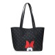 Bolso tote negro Minnie Disney con lazo rojo
