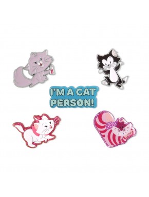 Conjunto de 5 pins dos Aristogatos Disney