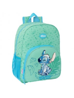 Mochila turquesa Aloha Stitch Disney con diseño ergonómico