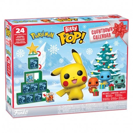 Calendrier de l'Avent Bitty Pop Pokémon par Funko