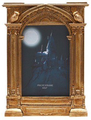 Marco de fotos dorado Hogwarts Harry Potter