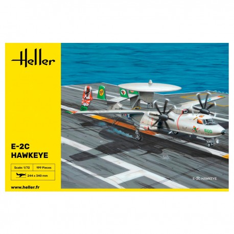 Maquette d'avion E-2C Hawkeye à l'échelle 1/72 de Heller