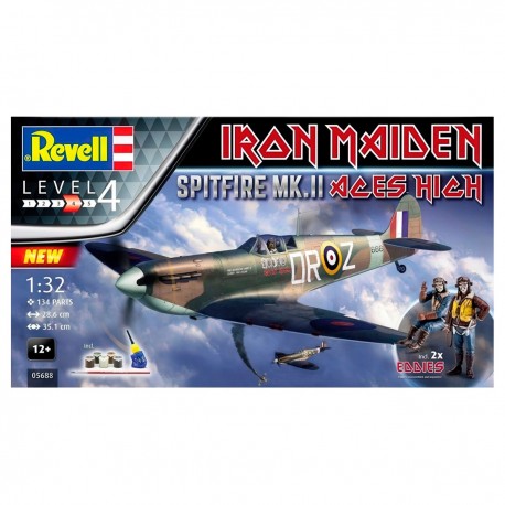 Maqueta del avión Spitfire Iron Maiden de Revell