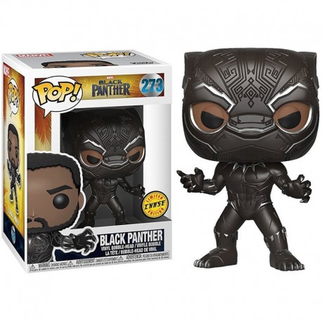 Figurine Funko POP Chase de Black Panther de 9 cm