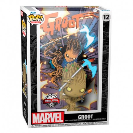 Caja de la figura POP Comic Cover de Groot de Marvel