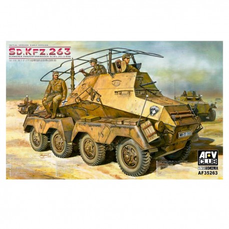 Maquette Panzerfunkwagen Sd.Kfz.263 8-Rad avec antenne élevée