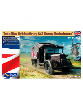 Kit de modelismo Ambulancia Militar Británica 4x2 Gecko Models