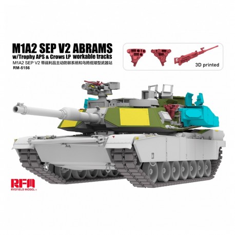 Modèle réduit M1A2 SEP V2 Abrams avec détails avancés