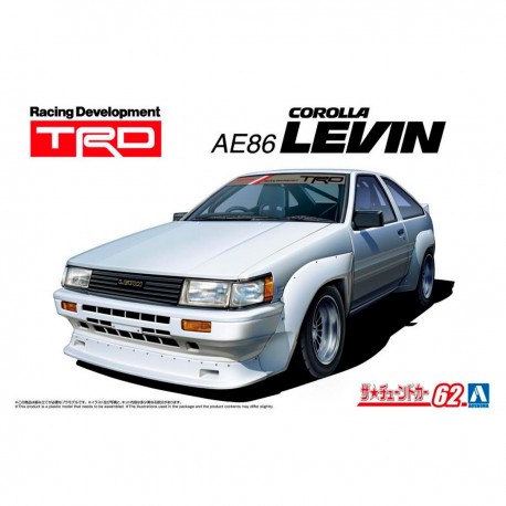 Maqueta 1/24 TRD AE86 Corolla Levin 1983 de Aoshima