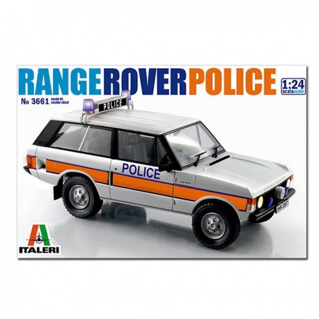 Maquete em escala 1/24 do Range Rover Police da Italeri