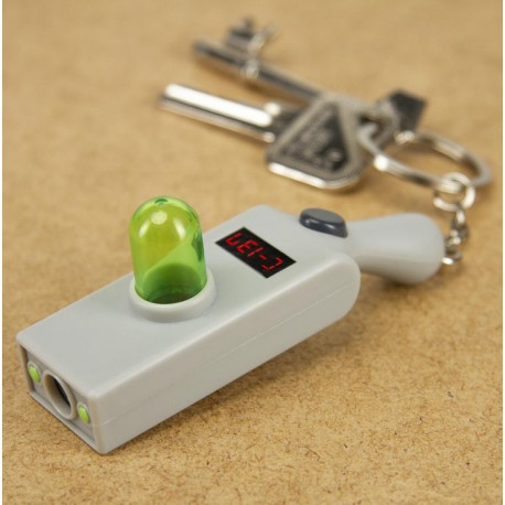 Llavero Linterna Pistola Rick y Morty