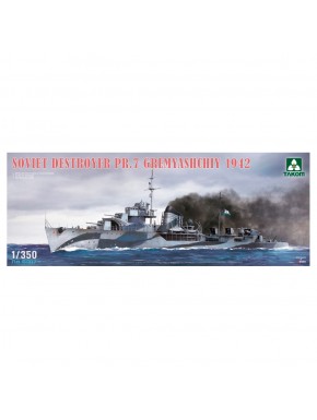 Maqueta del Destructor Soviético PR.7 Gremyashchiy de Takom a escala 1/350