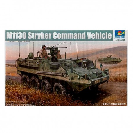 Modelo a escala M1130 Stryker Command Vehicle 1/35 de Trumpeter