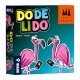 Caixa do jogo de tabuleiro Dodelido com cartas coloridas