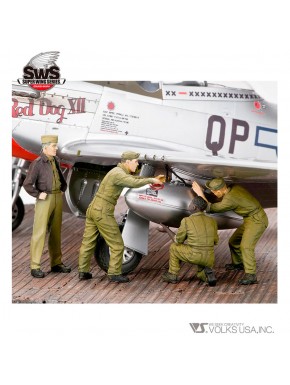Kit de acople de tanques P-51D Mustang 1/32 de Zoukei-Mura