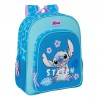Mochila Disney Stitch Hawaii 38cm Adaptável