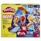 Conjunto Iron Man Play-Doh com moldes de armadura e massa de modelar