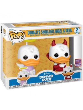 Figuras Funko POP Disney Pato Donald Ángel y Diablo