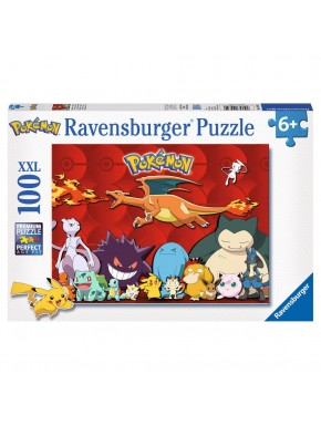 Caja y diseño del puzzle Pokémon XXL de Ravensburger