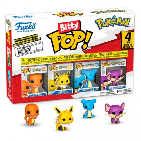 Blister de 4 figuras Bitty POP Pokémon Charmander