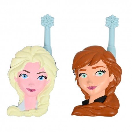 Walkie-Talkies 3D de Frozen com design de Elsa e Anna