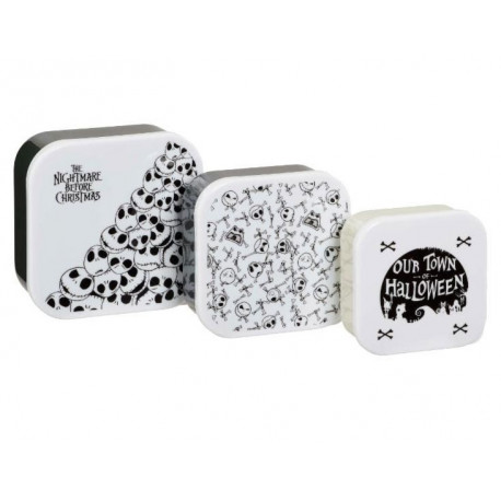 Set di 3 Lunchboxes Incubo Prima di Natale