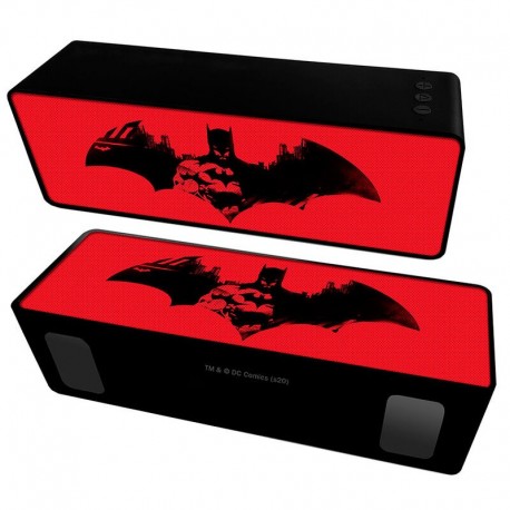 Altavoz inalámbrico Batman DC Comics en rojo y negro