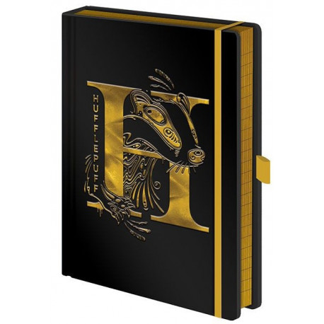 Libreta Premium A5 Harry Potter Hufflepuff Foil