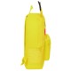 Mochila amarela Pikachu Pokémon com orelhas
