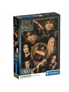 Caja del puzzle de El Señor de los Anillos de 1000 piezas.