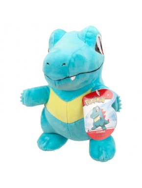 Peluche Totodile azul y amarillo Pokémon 20cm
