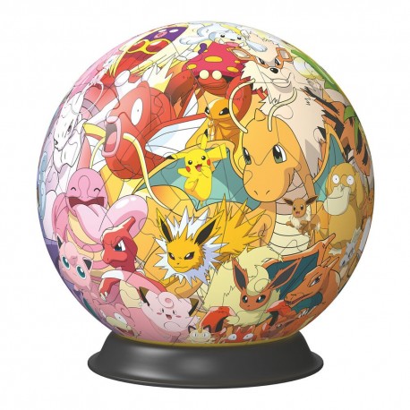 Puzzle 3D de Pokémon con varios personajes
