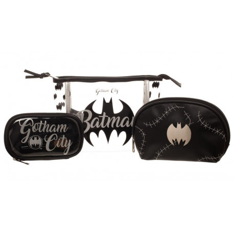Set de 3 Trousses et le Maquillage Batman de DC Comics