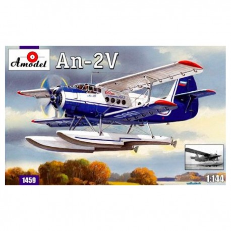 Maquette Amodel Antonov An-2V hydravion échelle 1/144