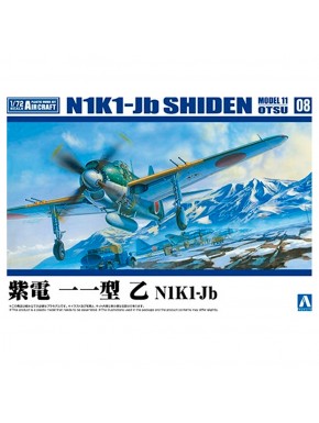 Maquette d'avion Kawanishi Shiden à l'échelle 1/72.