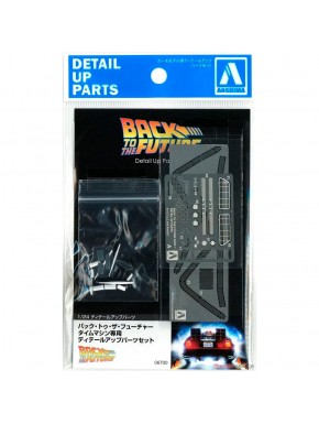 Pièces de détail pour maquette Delorean 1/24 Aoshima
