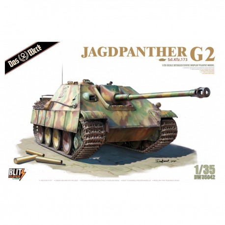 Maquette Jagdpanther G2 Sd.Kfz. 173 de Das Werk à l'échelle 1/35