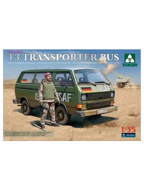 Maqueta VW T3 Transporter Bus Takom verde militar