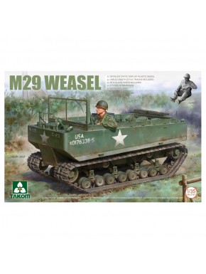 Caja del modelo a escala 1/35 M29 Weasel de Takom