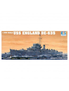 Maquete USS England DE-635 1/350 da Trumpeter na caixa