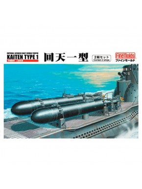 Maquete torpedo humano Kaiten Tipo 1 escala 1/72